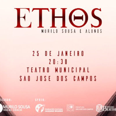 “Ethos” – Um show musical produzido pelo vocal coach Murilo Sousa e seus alunos