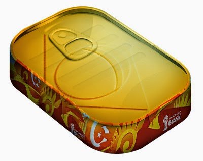 Caixa de pipoca ou lata de sardinha